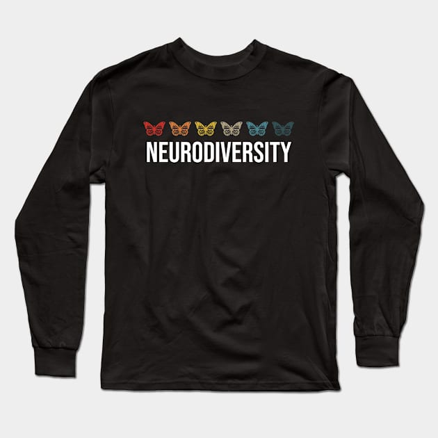 Neurodiversity Long Sleeve T-Shirt by hananeshopping